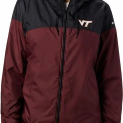 Best reviews of ❤️ Columbia 👩 Women's Virginia Tech Hokies Black/Maroon CLG Flash Forward Lined Jacket 🎉