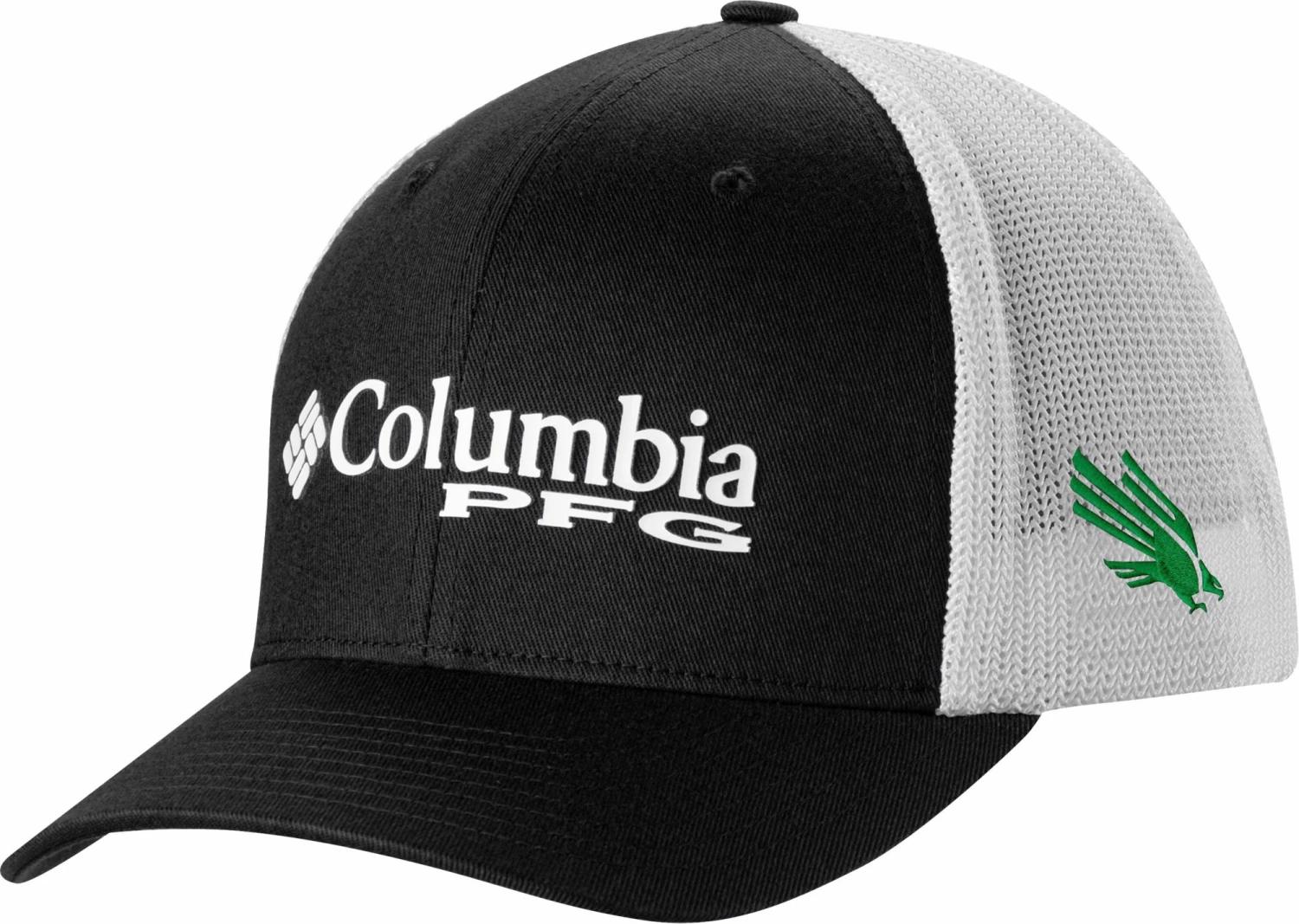 Coupon ๐ Columbia Men's North Texas Mean Green Black PFG Mesh Adjustable Hat ๐งจ
