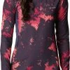 Deals 🔥 Columbia 👩 Women's Omni-Heat Infinity Knit Long Sleeve Crewneck 👚 Shirt Nocturnal Lookup Print 🎁