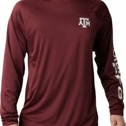 Top 10 🛒 Columbia Men's Texas A&M Aggies Maroon Terminal Tackle Long Sleeve T-Shirt 🎁