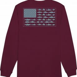 Best reviews of ❤️ Columbia Men's PFG Americana Saltwater Fish Flag Long Sleeve 👚 Shirt Black/graphite 🔥