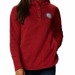 Cheap ❤️ Columbia 👩 Women's Alabama Crimson Tide Crimson Darling Days Full-Zip Hoodie 👍