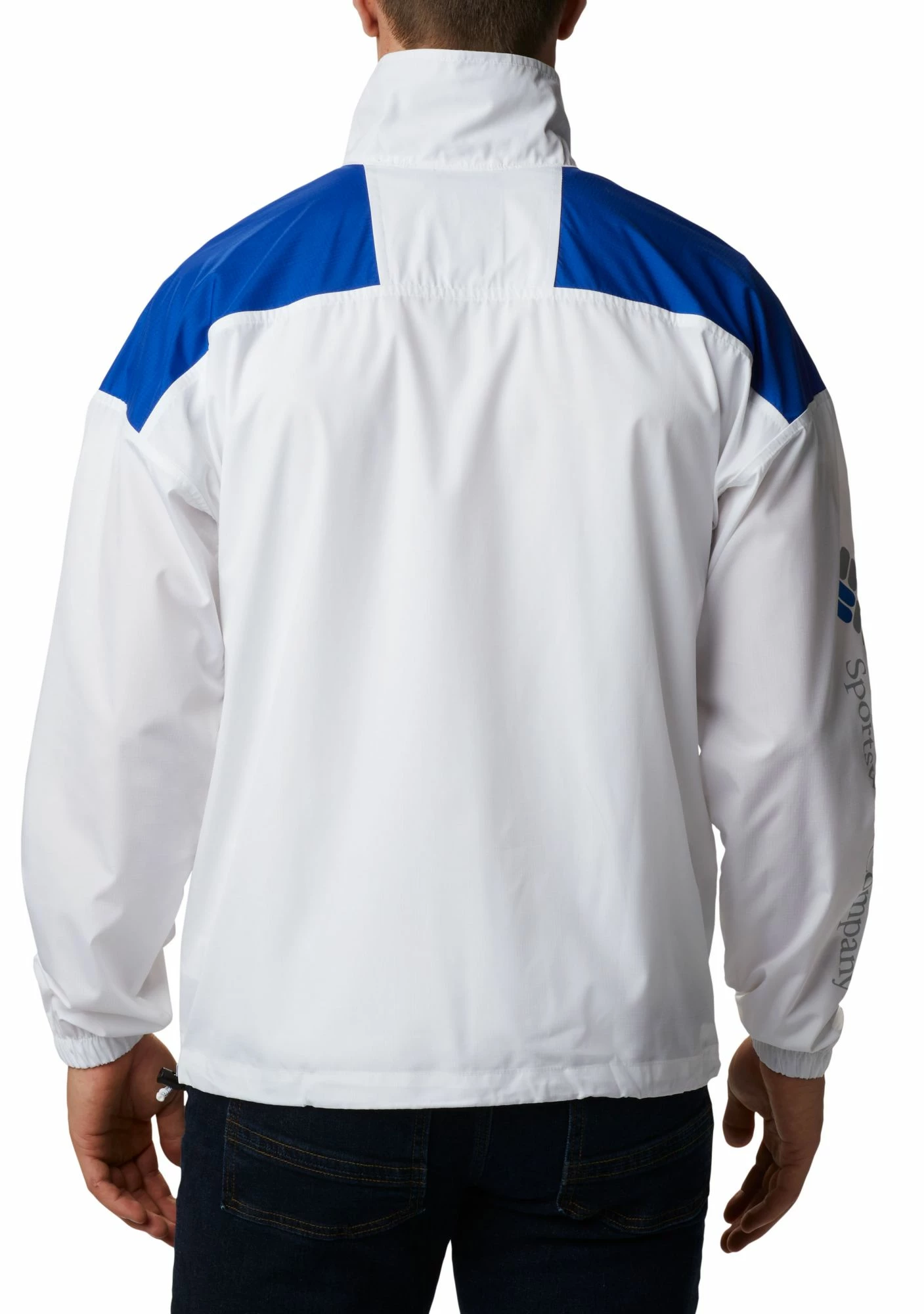 Best deal ๐ฅฐ Columbia Men's Kentucky Wildcats Santa Ana Quarter-Zip Anorak White Jacket ๐งจ - Image 2