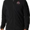 Coupon ⌛ Columbia Men's Ohio State Buckeyes Black Flanker Full-Zip Fleece Jacket ✨