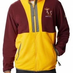 Outlet 🎉 Columbia Men's Minnesota Golden Gophers Maroon Back Bowl Full-Zip Fleece Jacket 🎁