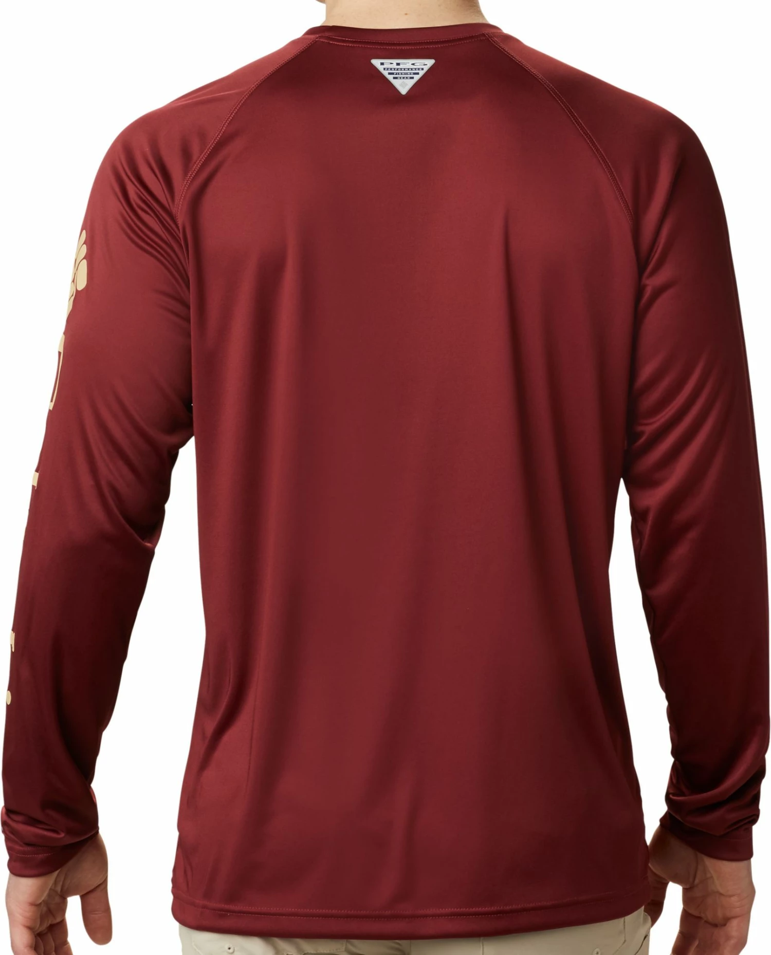 Best Sale ✔️ Columbia Men's Florida State Seminoles Garnet Terminal Tackle Long Sleeve T-Shirt 💯 - Image 2