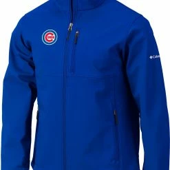 Buy 🧨 Columbia Men's Chicago Cubs Blue Ascender Full-Zip Softshell Jacket 🌟