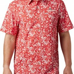 Cheapest 👏 Columbia Men's Georgia Bulldogs Red Super Slack Tide Button-Down 👚 Shirt ❤️