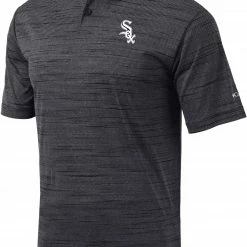 Outlet ❤️ Columbia Men's Chicago White Sox Black Omni-Wick Set Performance Polo ❤️