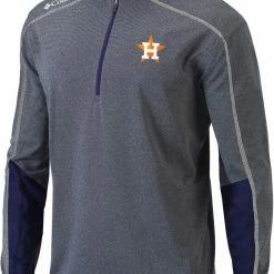 Cheap 😀 Columbia Men's Houston Astros Navy Shotgun 2.0 Quarter-Zip 👚 Shirt 💯