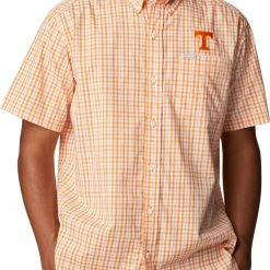 Top 10 🎁 Columbia Men's Tennessee Volunteers Tennessee Orange Rapid Rivers Button Down 👕 Shirt ✔️