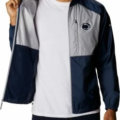 Discount 🌟 Columbia Men's Penn State Nittany Lions Blue Flash Forward Full-Zip Jacket ⭐