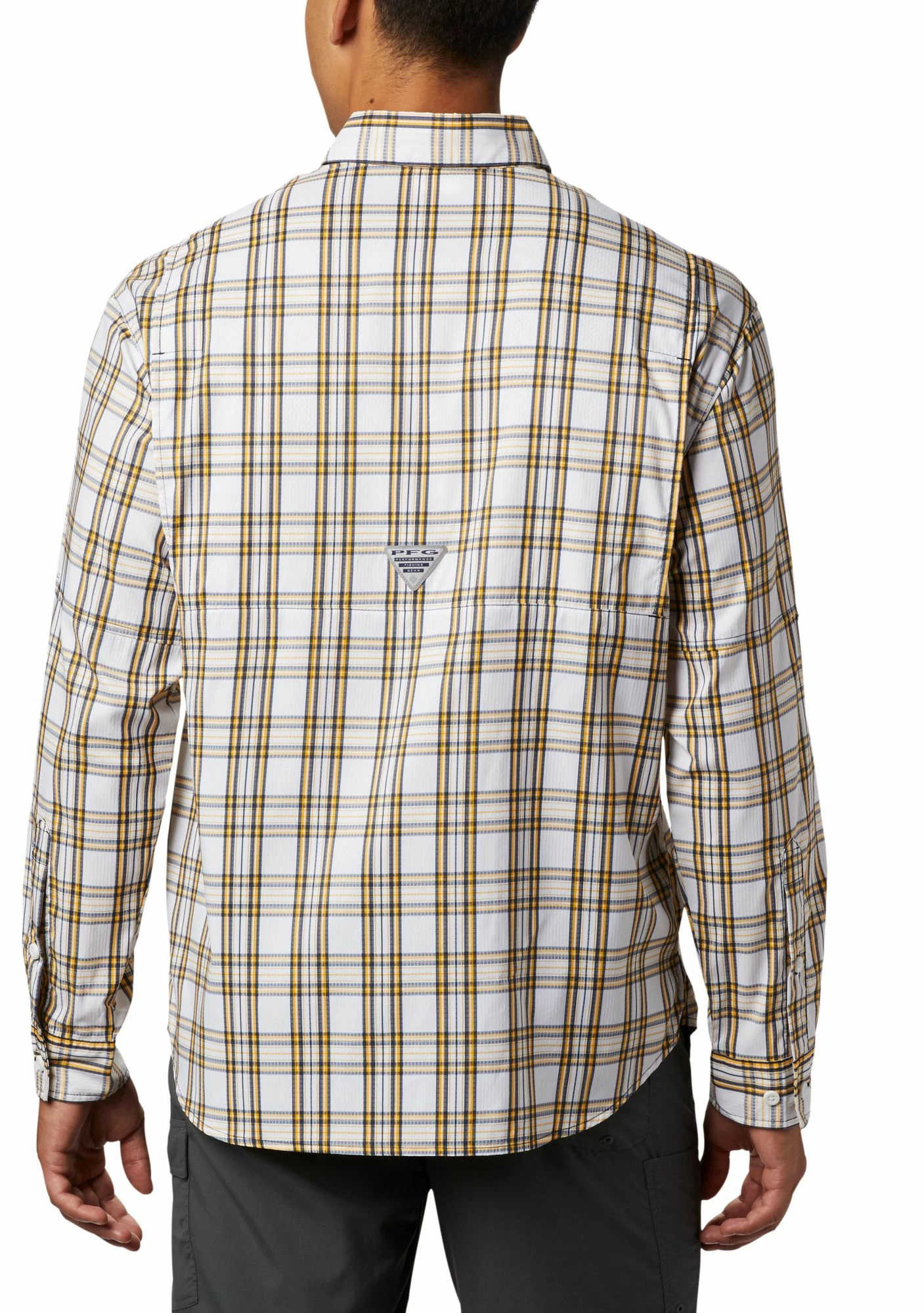 Outlet โญ Columbia Men's West Virginia Mountaineers Blue Long Sleeve Tamiami ๐ Shirt ๐ - Image 2