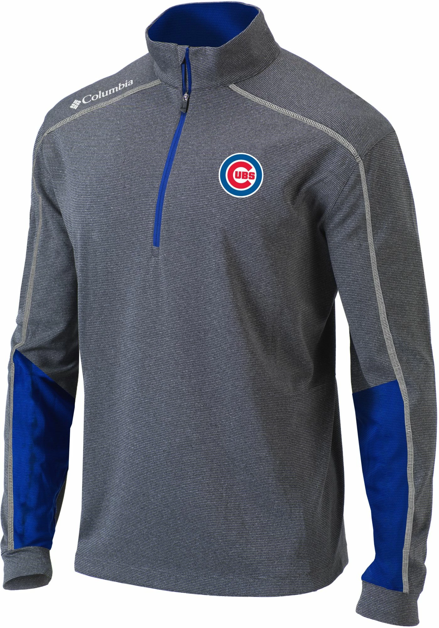 Best Pirce ๐ Columbia Men's Chicago Cubs Blue Shotgun 2.0 Quarter-Zip ๐ Shirt ๐