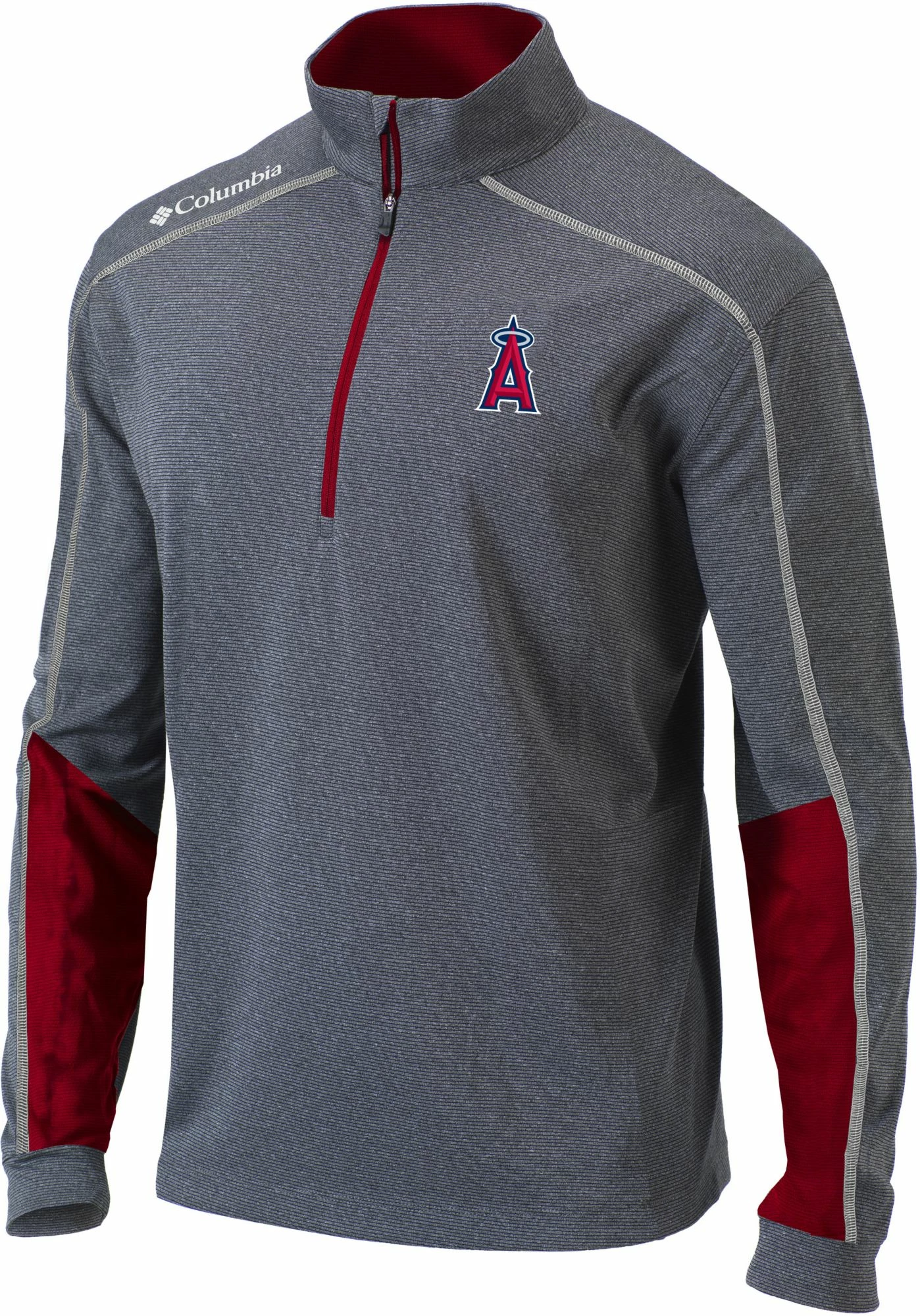 Budget ๐ Columbia Men's Los Angeles Angels Red Shotgun 2.0 Quarter-Zip ๐ Shirt ๐งจ
