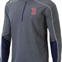 Wholesale ✔️ Columbia Men's Boston Red Sox Navy Shotgun 2.0 Quarter-Zip 👚 Shirt 🔔