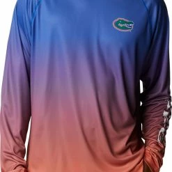 Cheapest 😀 Columbia Men's Florida Gators Blue PFG Super Terminal Tackle Long Sleeve Hooded T-Shirt 🛒