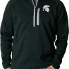 New 😍 Columbia Men's Michigan State Spartans Green Canyon Point Half-Zip Pullover Fleece Jacket 🔔