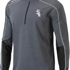 Cheapest 👏 Columbia Men's Chicago White Sox Black Shotgun 2.0 Quarter-Zip 👕 Shirt 😍