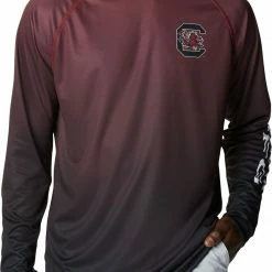 Best deal 🌟 Columbia Men's South Carolina Gamecocks Garnet PFG Super Terminal Tackle Long Sleeve Hooded T-Shirt 🌟