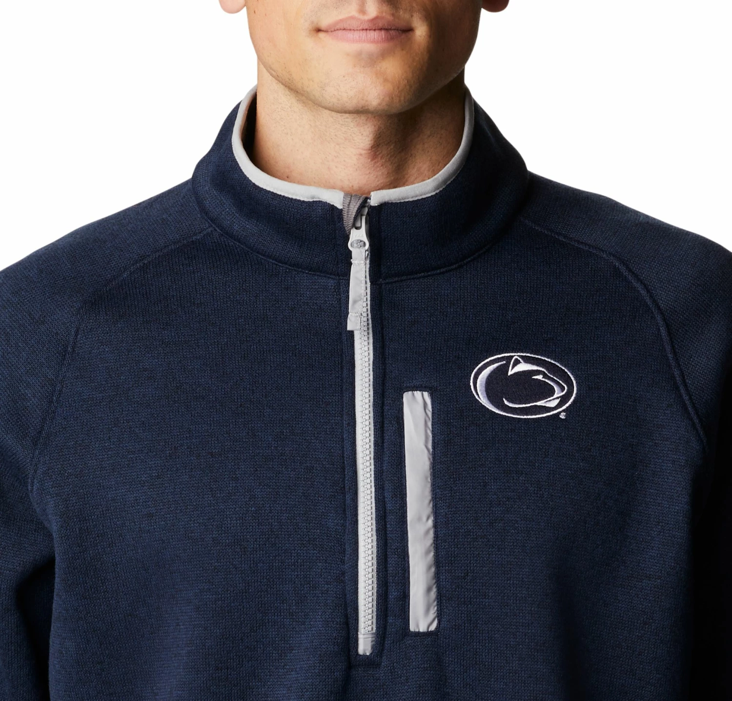 Buy ๐ Columbia Men's Penn State Nittany Lions Navy CLG Canyon Point™ Sweater Fleece 1/2 Zip ๐ - Image 4