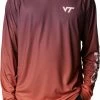 Brand new 🤩 Columbia Men's Virginia Tech Hokies Maroon PFG Super Terminal Tackle Long Sleeve Hooded T-Shirt 🧨