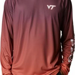 Brand new 🤩 Columbia Men's Virginia Tech Hokies Maroon PFG Super Terminal Tackle Long Sleeve Hooded T-Shirt 🧨