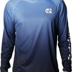 Budget 🔔 Columbia Men's North Carolina Tar 👠 Heels White PFG Super Terminal Tackle Long Sleeve Hooded T-Shirt 💯