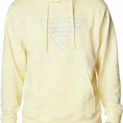 Cheap 👍 Columbia Men's PFG Triangle Hoodie Vivid Blue/sunset Red 🎁