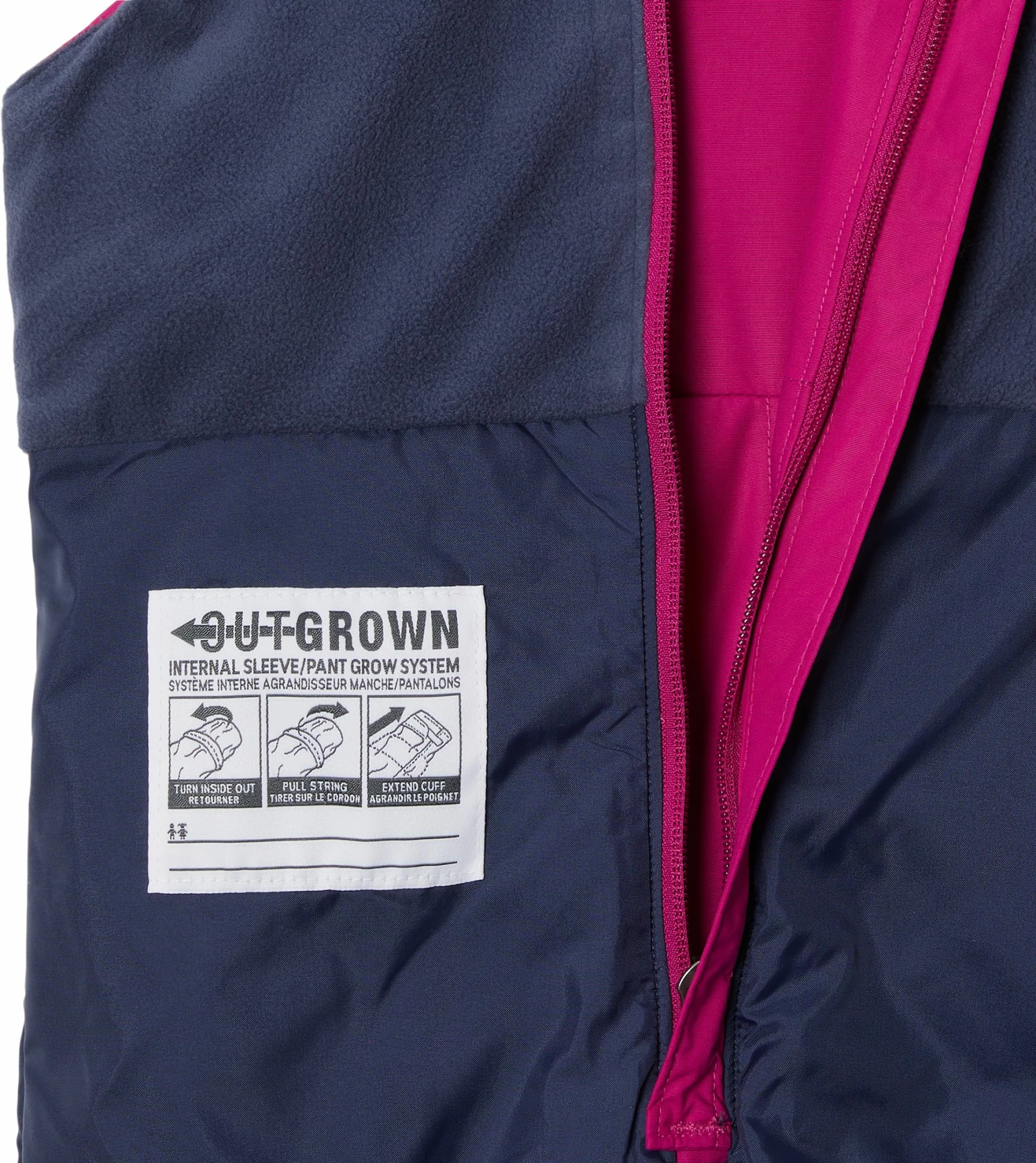 Brand new ๐ Columbia ๐ง Girls' Snowlope II Bib Wild Fuchsia ๐ - Image 3