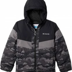 Best Sale 😀 Columbia Boys' Lightning Lift II Jacket Black/anc Fossil Scrapsca ✨