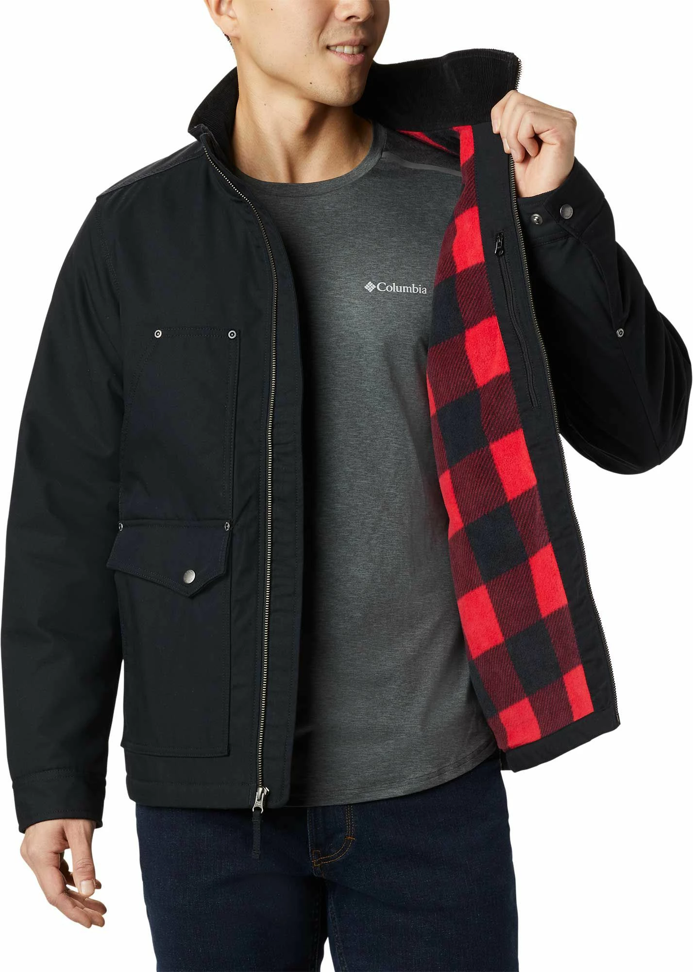 Flash Sale 🔔 Columbia Men's Loma Vista Insulated Jacket Black/mountain Red 🛒 - Image 2