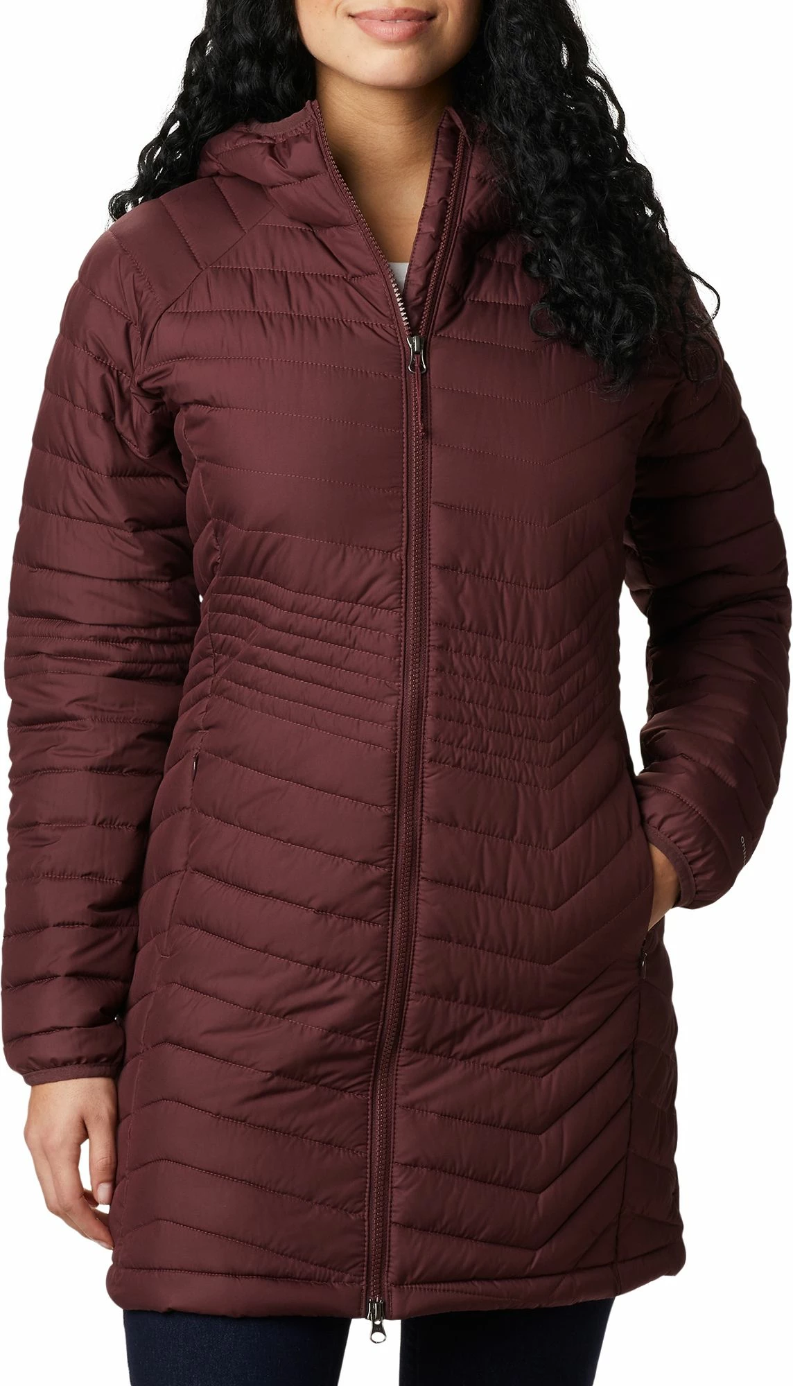 Deals ❤️ Columbia 👩 Women's Powder Lite Mid Jacket Olive Green 🎉