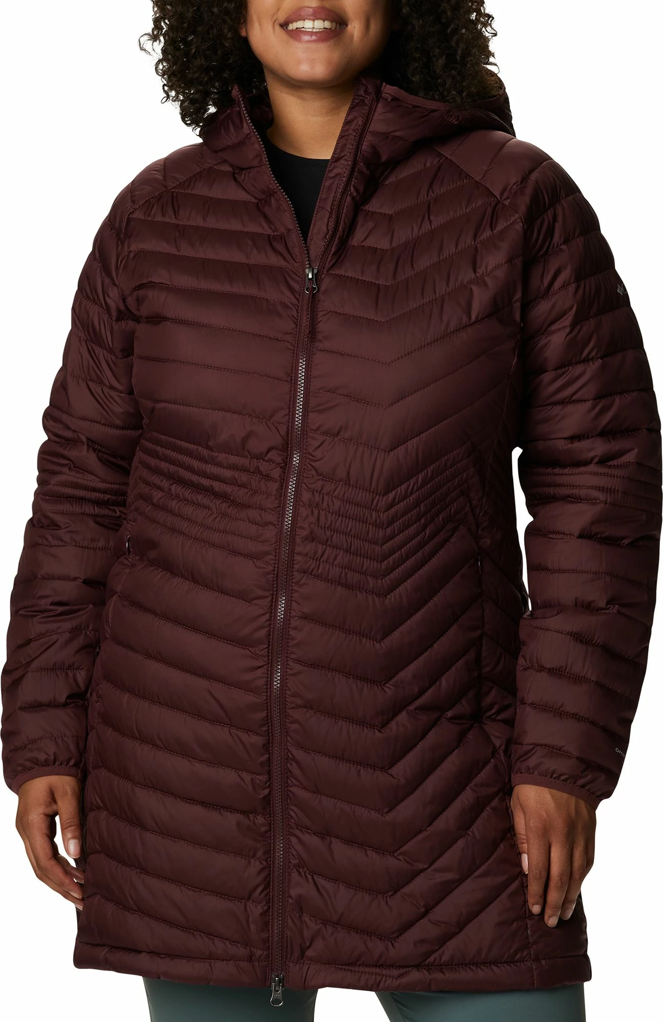 Deals ❤️ Columbia 👩 Women's Powder Lite Mid Jacket Olive Green 🎉 - Image 2