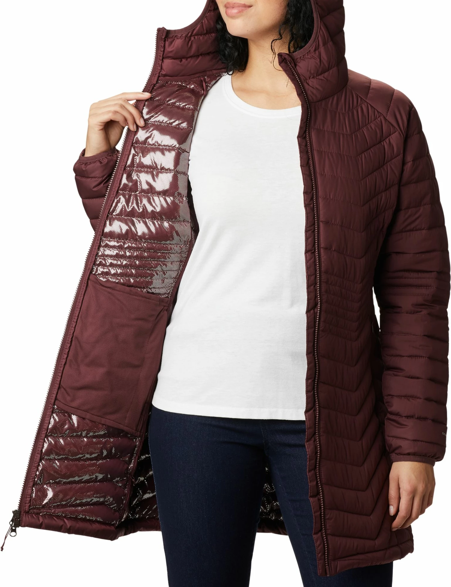 Deals ❤️ Columbia 👩 Women's Powder Lite Mid Jacket Olive Green 🎉 - Image 5