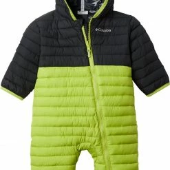 Coupon 👏 Columbia Infant Powder Lite Reversible Bunting For 👧 Girls' Bright Chartreuse/black 😀
