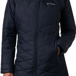 Brand new ⭐ Columbia 👩 Women's Heavenly Long Hybrid Jacket Dark Nocturnal 👏