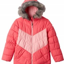 Hot Sale 🧨 Columbia 👧 Girls' Arctic Blast Insulated Jacket Bright Geranium 🌟
